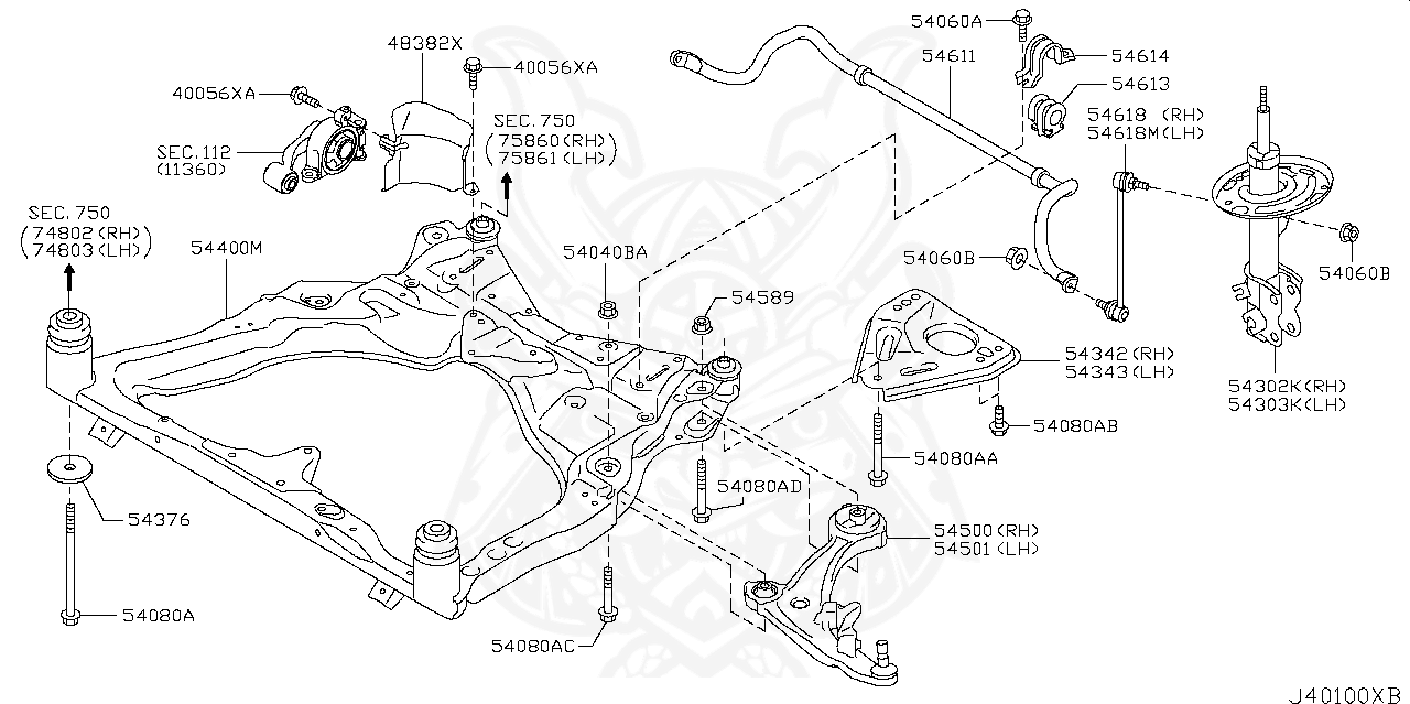 01125-N6011 - Nissan - Bolt - Nengun Performance