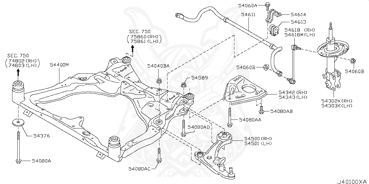 54588-en00a - Nissan - Nut - Nengun Performance