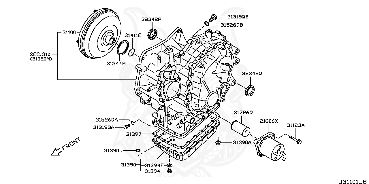 Nissan 31526 3jx9e