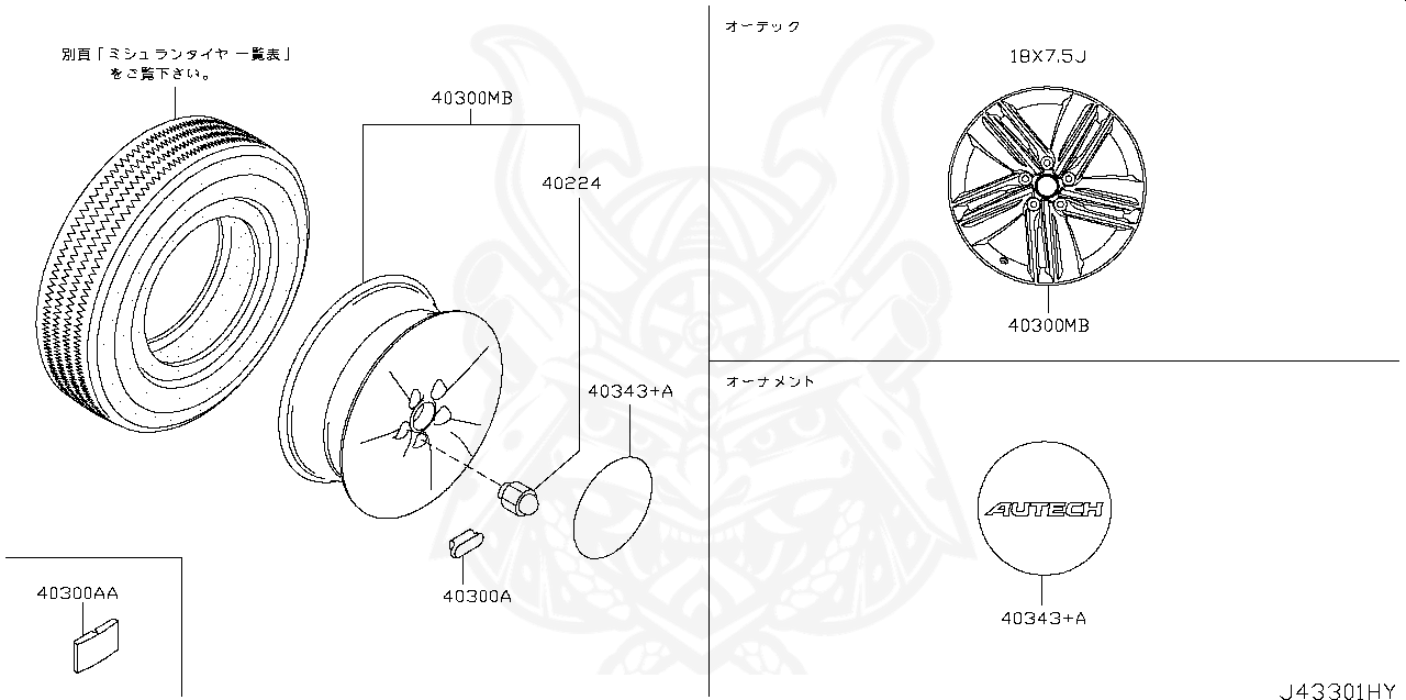 40224-V5510 - Nissan - Nut, Road wheel - Nengun Performance
