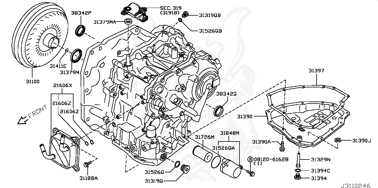 31100-3JX0A - Nissan - Converter Assembly, Torque - Nengun Performance