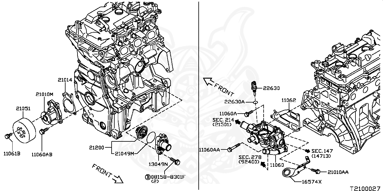 22636 N4200 Nissan Gasket Temperature Sensor Nengun Performance