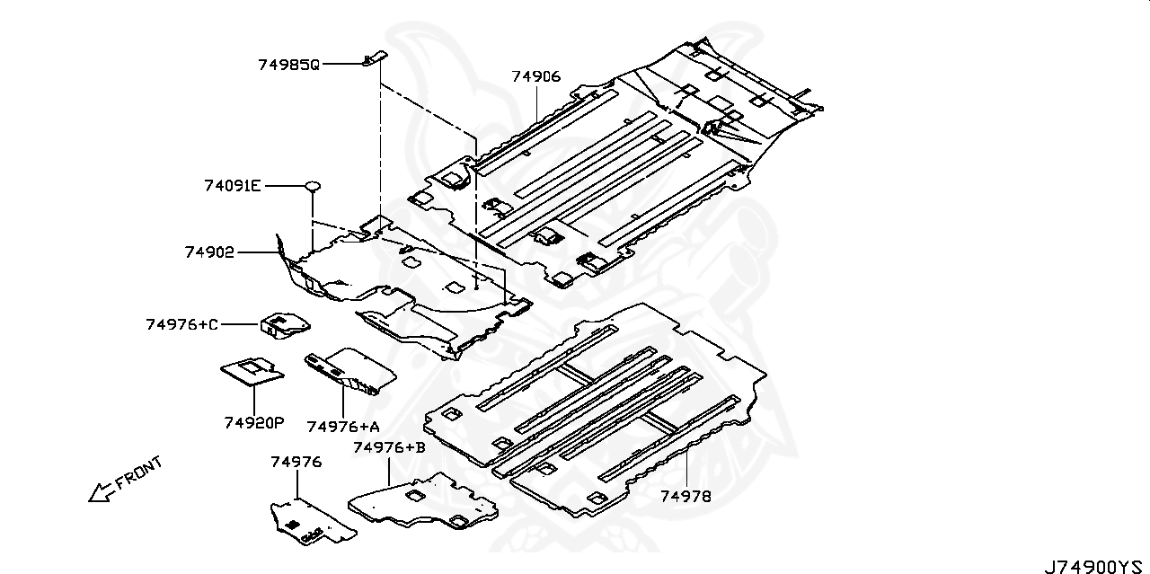 Nissan 74985 40u00