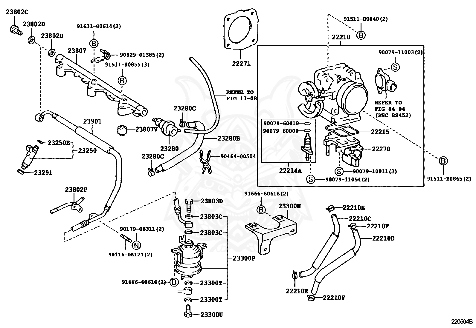 9030107001 toyota размеры