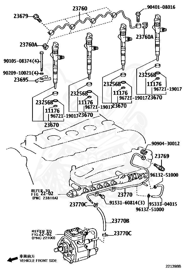 96721-19017 - Toyota - O-Ring (for Transmission Solenoid) - Nengun ...