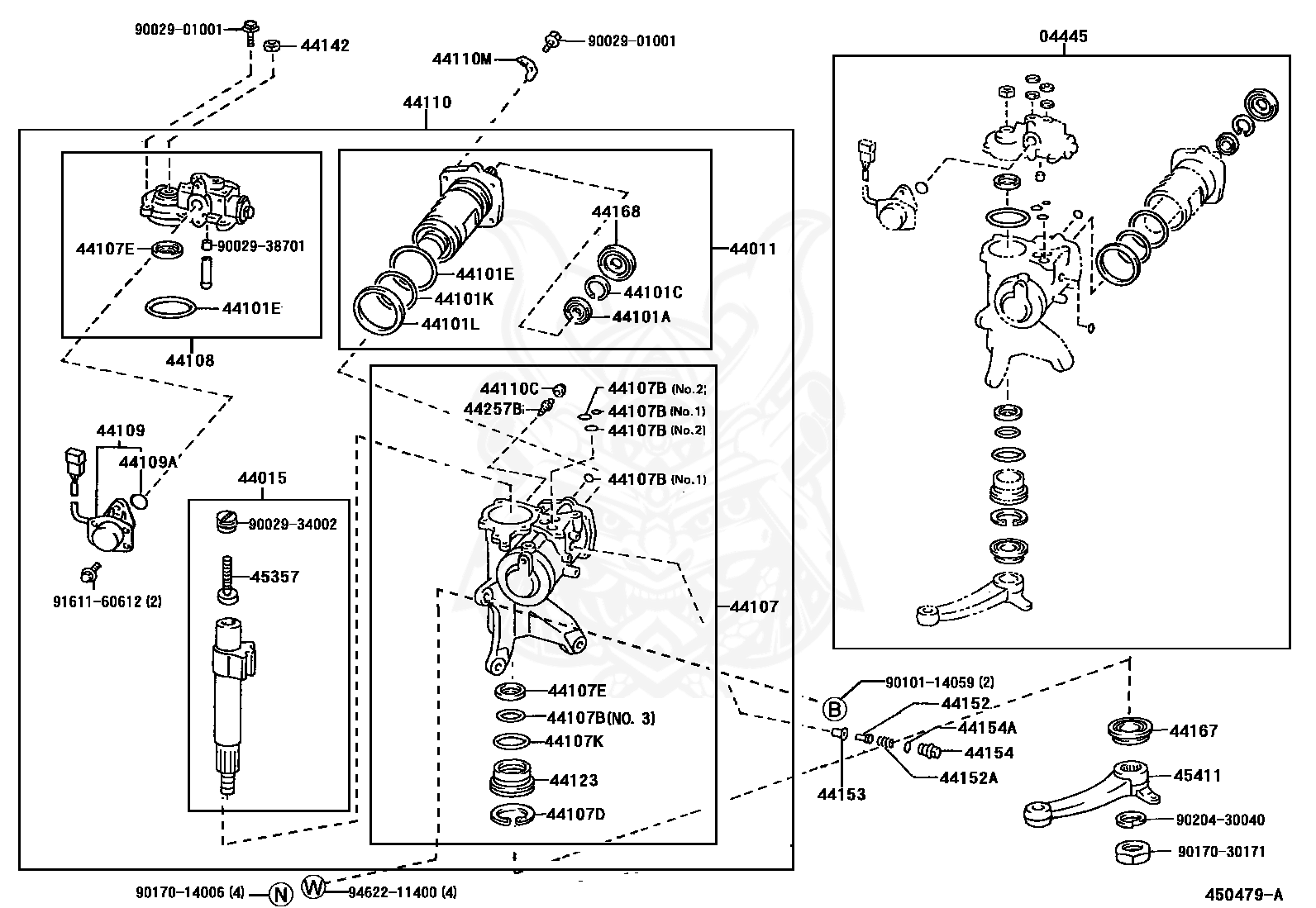 90170-14006 - Toyota - Nut - Nengun Performance