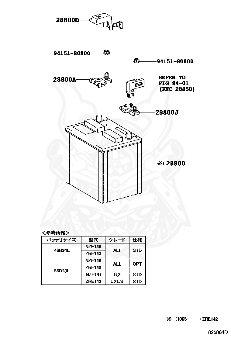 toyota battery terminal connectors