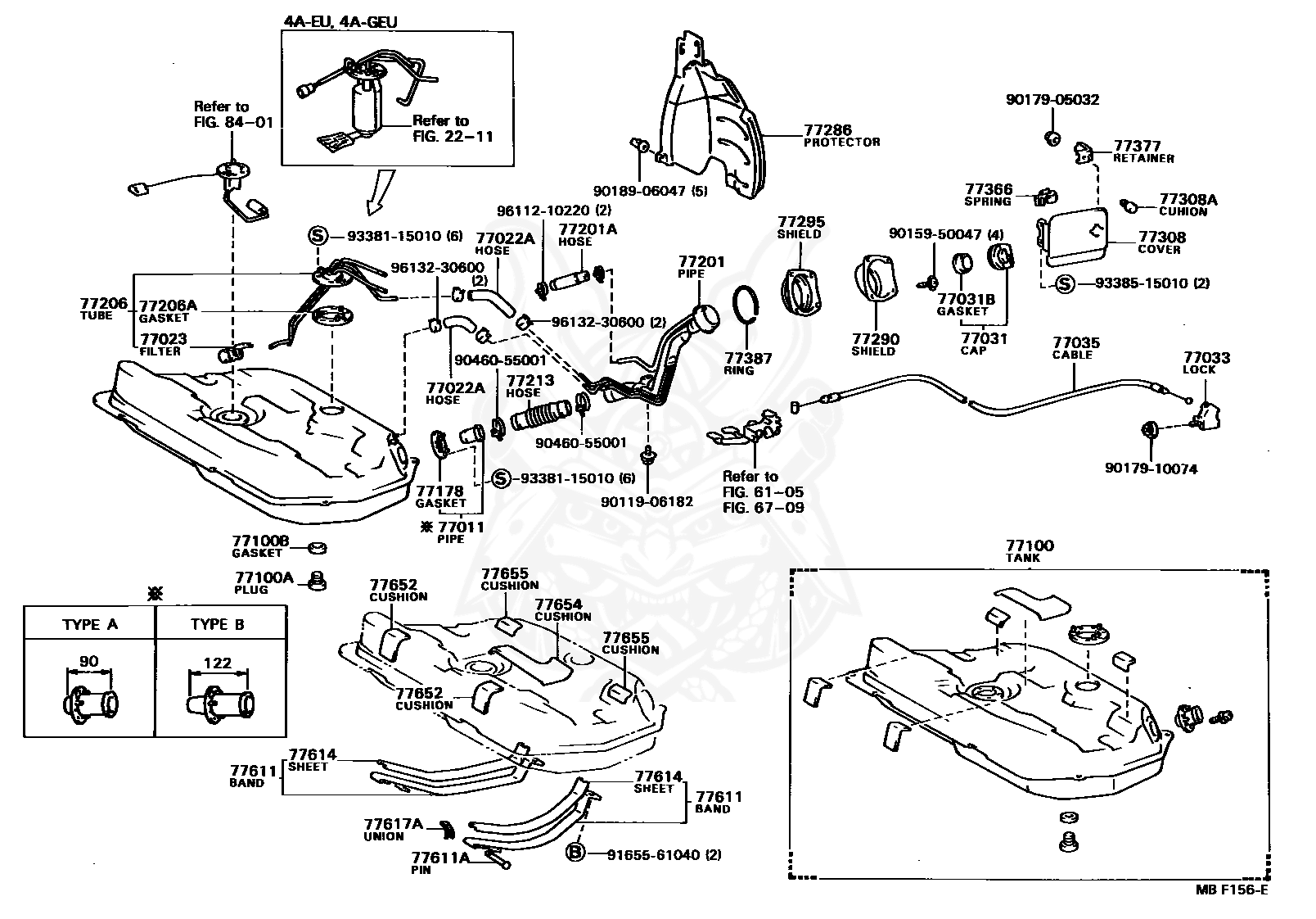 77011-12020 - Toyota - Pipe Sub-assy, Fuel Tank Filler