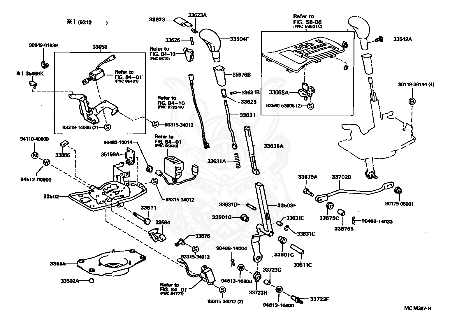 33068-30011 - Toyota - Button Sub-assy, Shift Lock Release (for Floor Shift)  - Nengun Performance