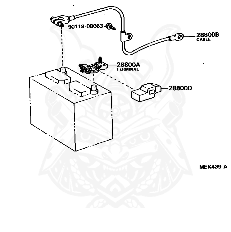 toyota battery terminal connectors