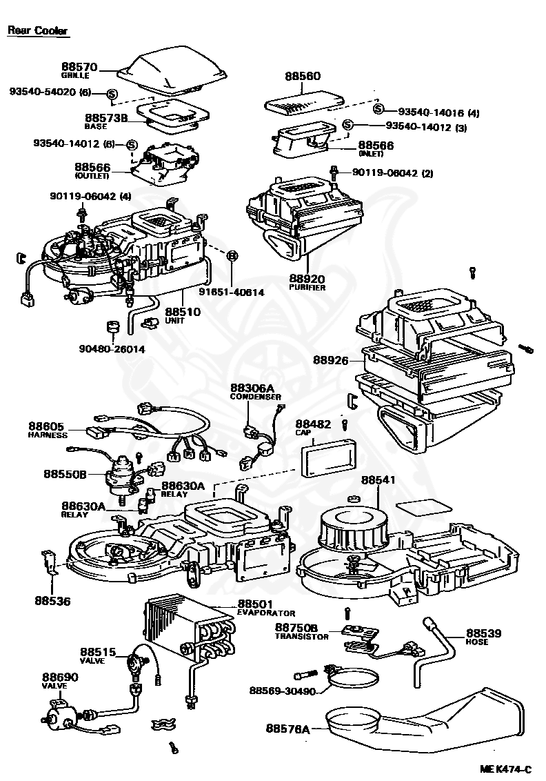 93540-14012 - Toyota - Screw - Nengun Performance