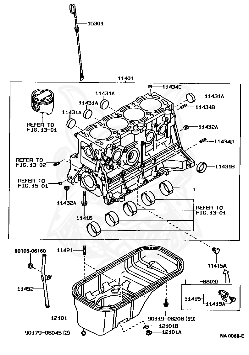 90250-06003 - Toyota - Pin, Straight (for Front Drive Shaft) - Nengun ...