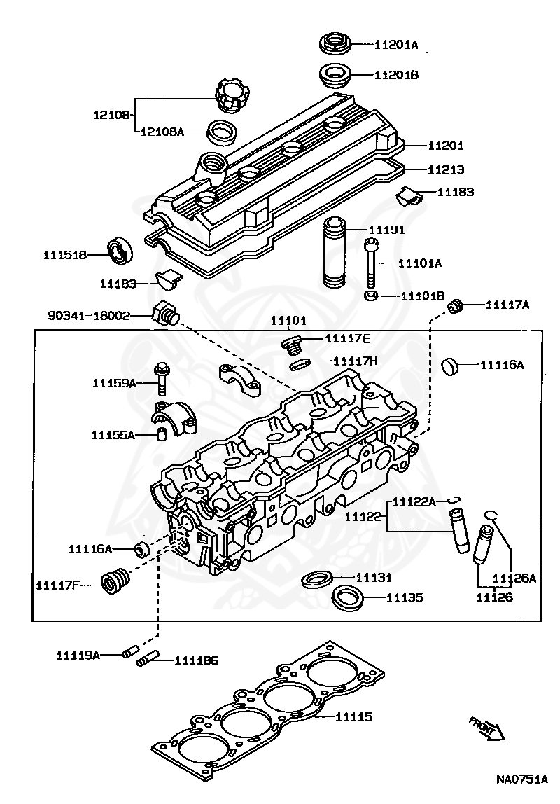 11213-74020 - Toyota - Gasket, Cylinder Head Cover - Nengun Performance