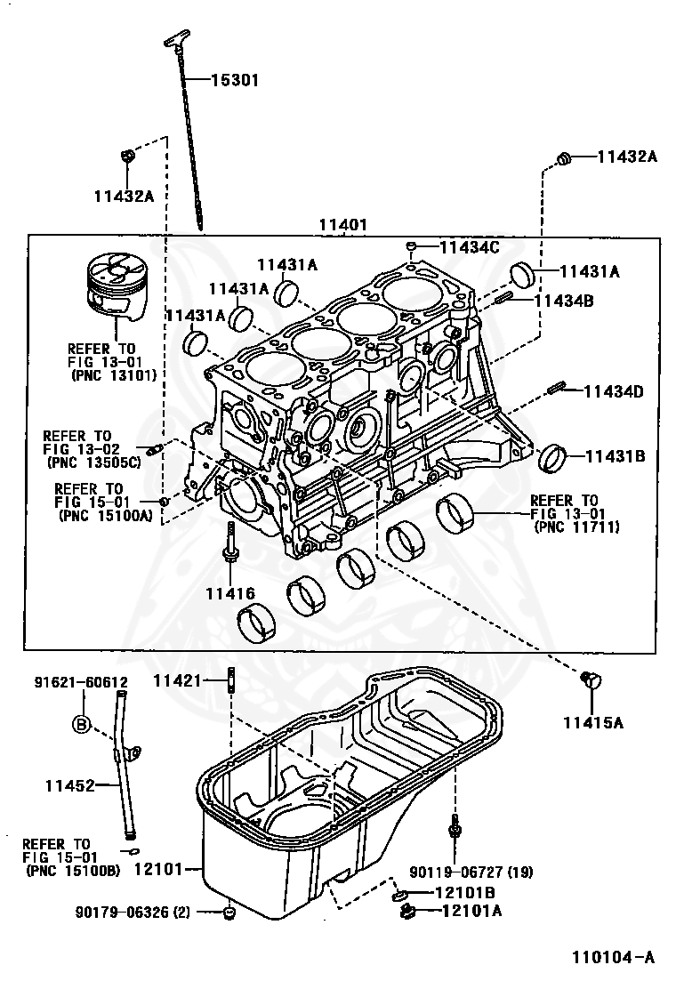 90341-12026 - Toyota - Plug (for Oil Pan Drain) - Nengun Performance