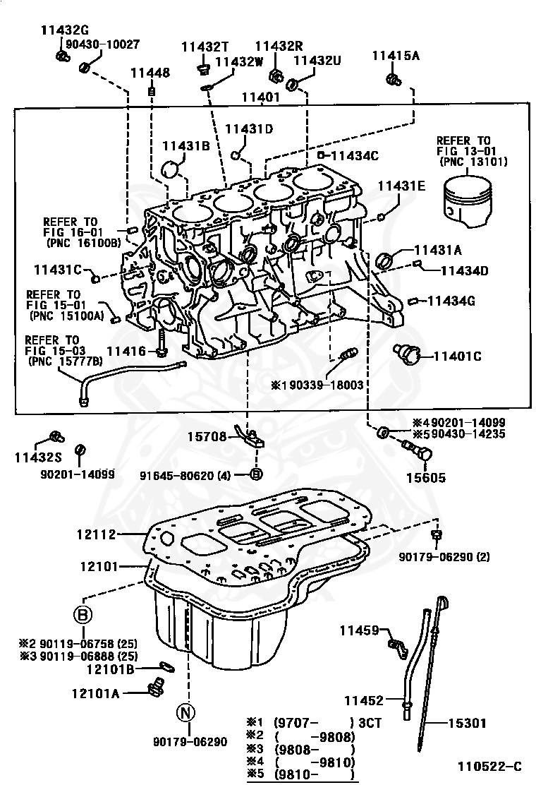 90341-12026 - Toyota - Plug (for Oil Pan Drain) - Nengun Performance