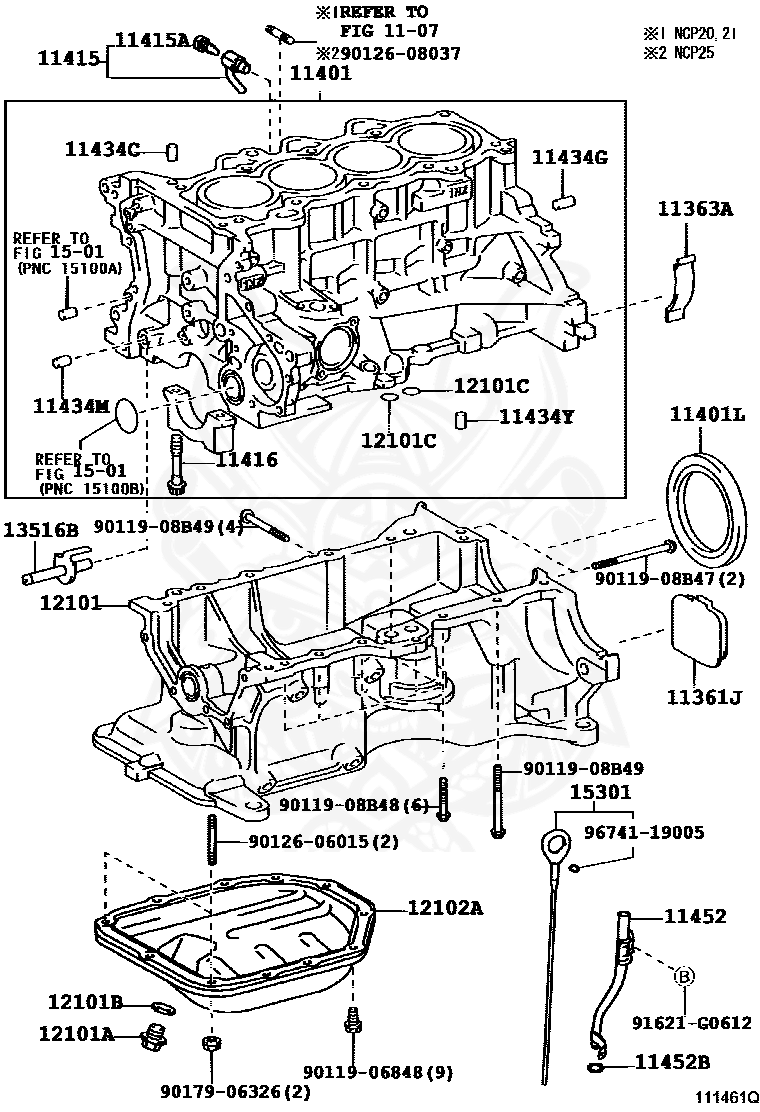 96741-19005 - Toyota - O-Ring (for Oil Level Gage) - Nengun Performance