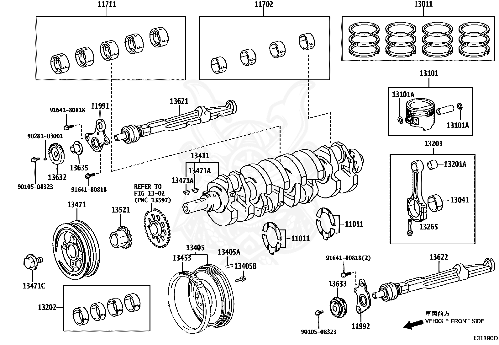 13011-75110 - Toyota - Ring Set, Piston - Nengun Performance