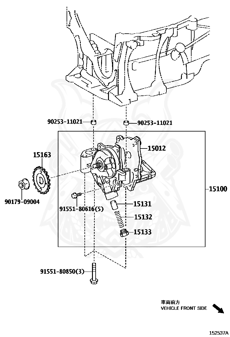 90253-11021 - Toyota - Pin, Ring (for Water Pump Set) - Nengun Performance