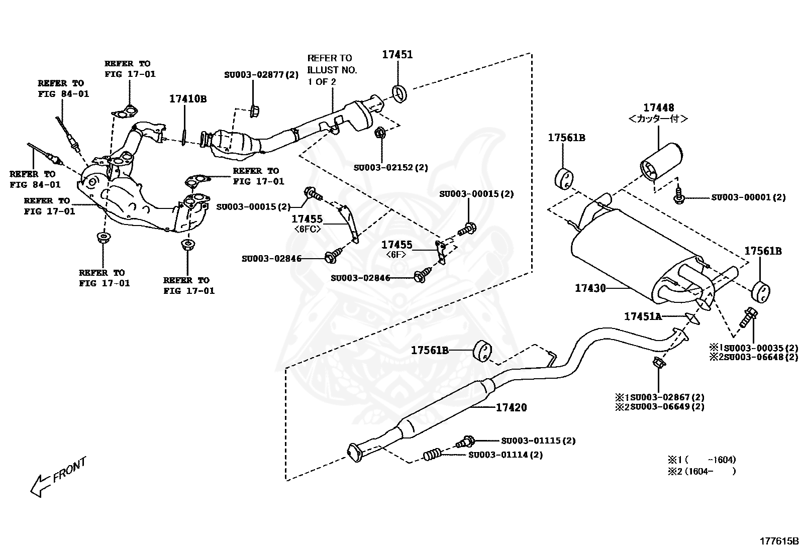 SU003-01121 - Toyota - Tail Pipe Assy, Exhaust - Nengun Performance