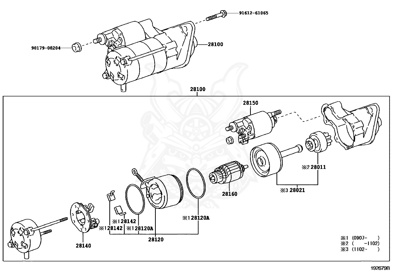 28140-70020 - Toyota - Holder Assy, Starter Brush - Nengun Performance