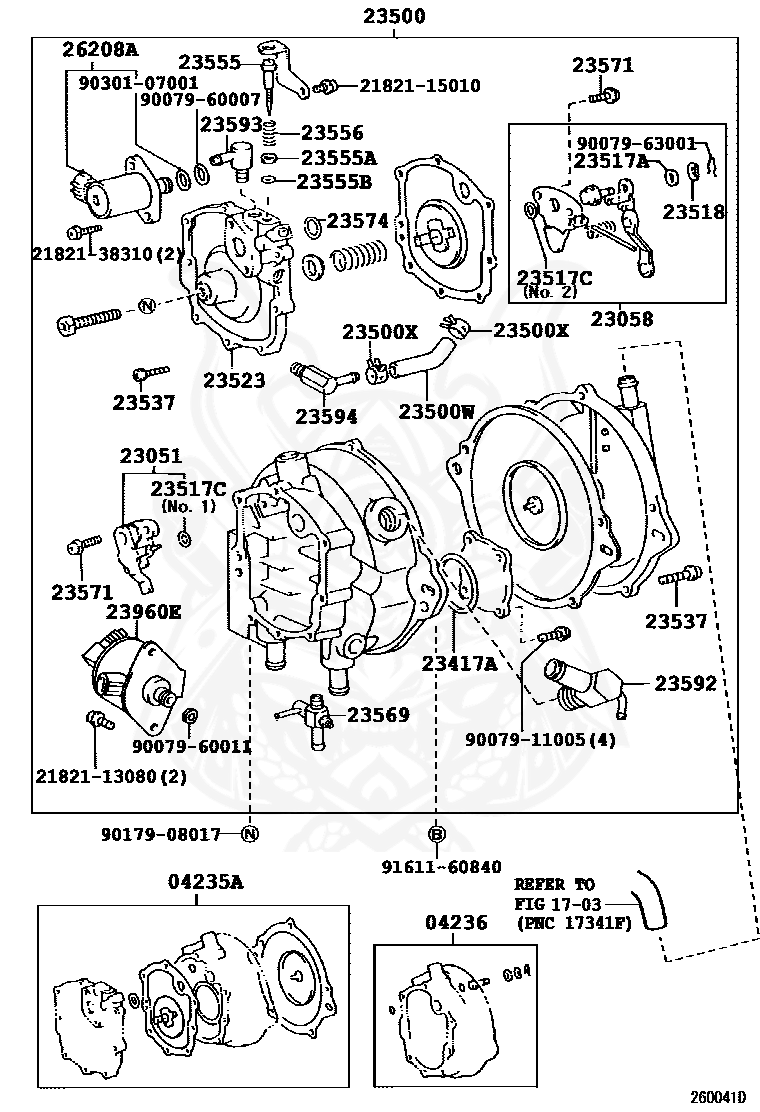 9030107001 toyota размеры