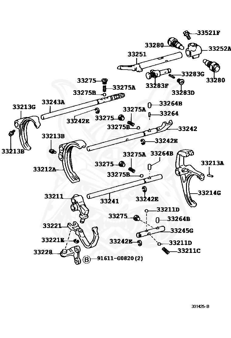 90520-12003 - Toyota - Ring, Shaft Snap (for Select Spring No. 2 Seat 