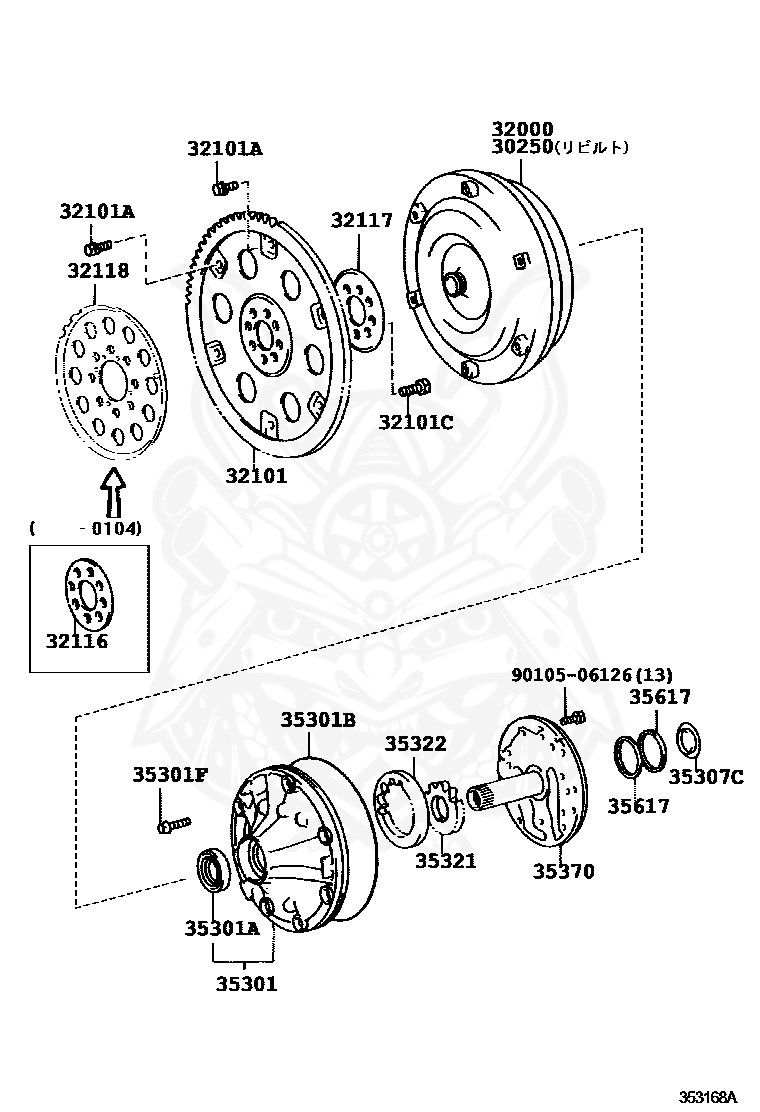 32116-22020 - Toyota - Spacer, Drive Plate, Front - Nengun Performance