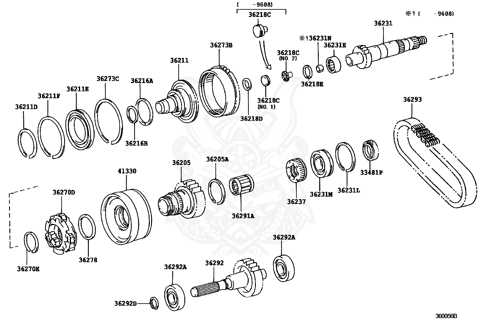 36293-28021 - Toyota - Chain, Transfer Front Drive - Nengun 