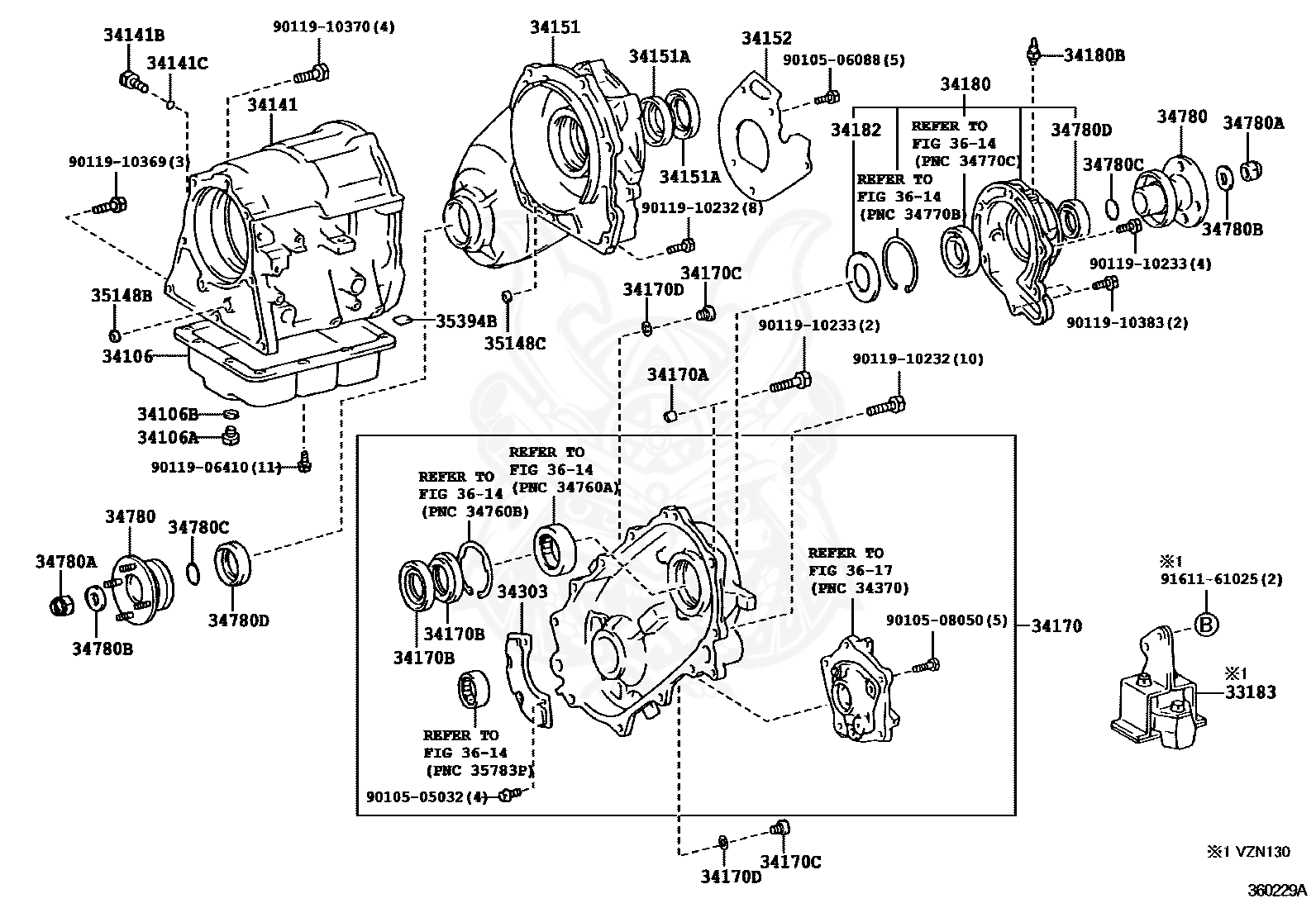 FOR REAR AXLE HOUSING 90930-03031 NEW GENUINE TOYOTA PLUG BREATHER