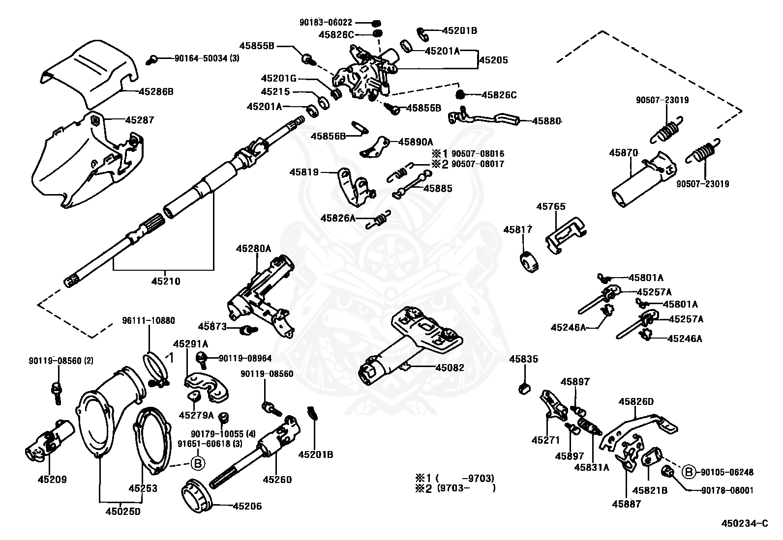 96111-10880 - Toyota - Clamp (for Air Cleaner Hose, No. 1) - Nengun 