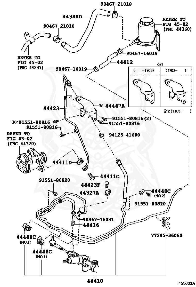 44327-30030 - Toyota - Gasket, Pressure Port, No.1 - Nengun Performance