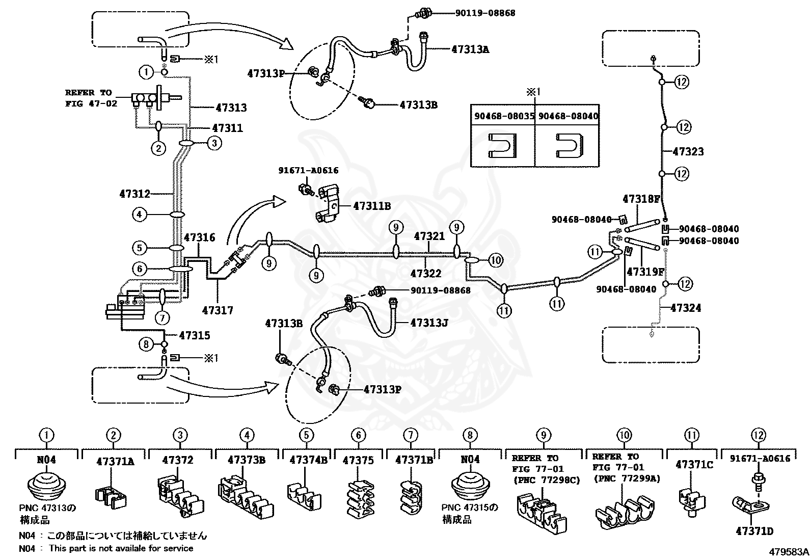 90468-08035 - Toyota - Fastener - Nengun Performance