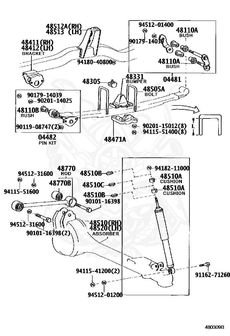 94115-41200 - Toyota - Nut - Nengun Performance