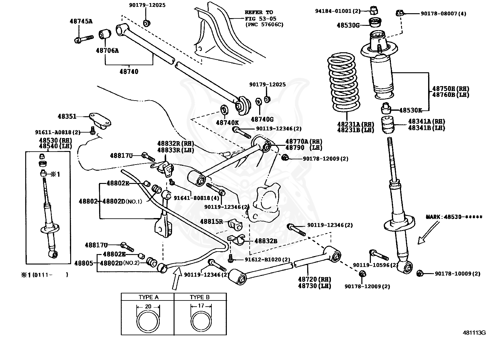 90560-10275 - Toyota - Spacer (for Rear Stabilizer Bar) - Nengun 