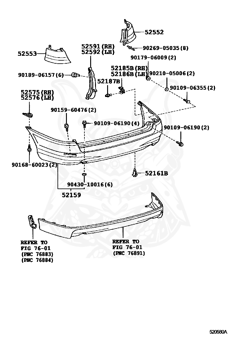 Toyota 90159 60496