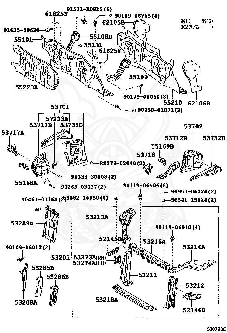 53882-16030 - Toyota - Seal, Front Fender - Nengun Performance