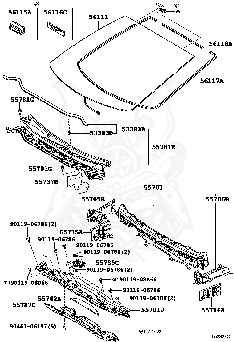 Toyota 56115 30100