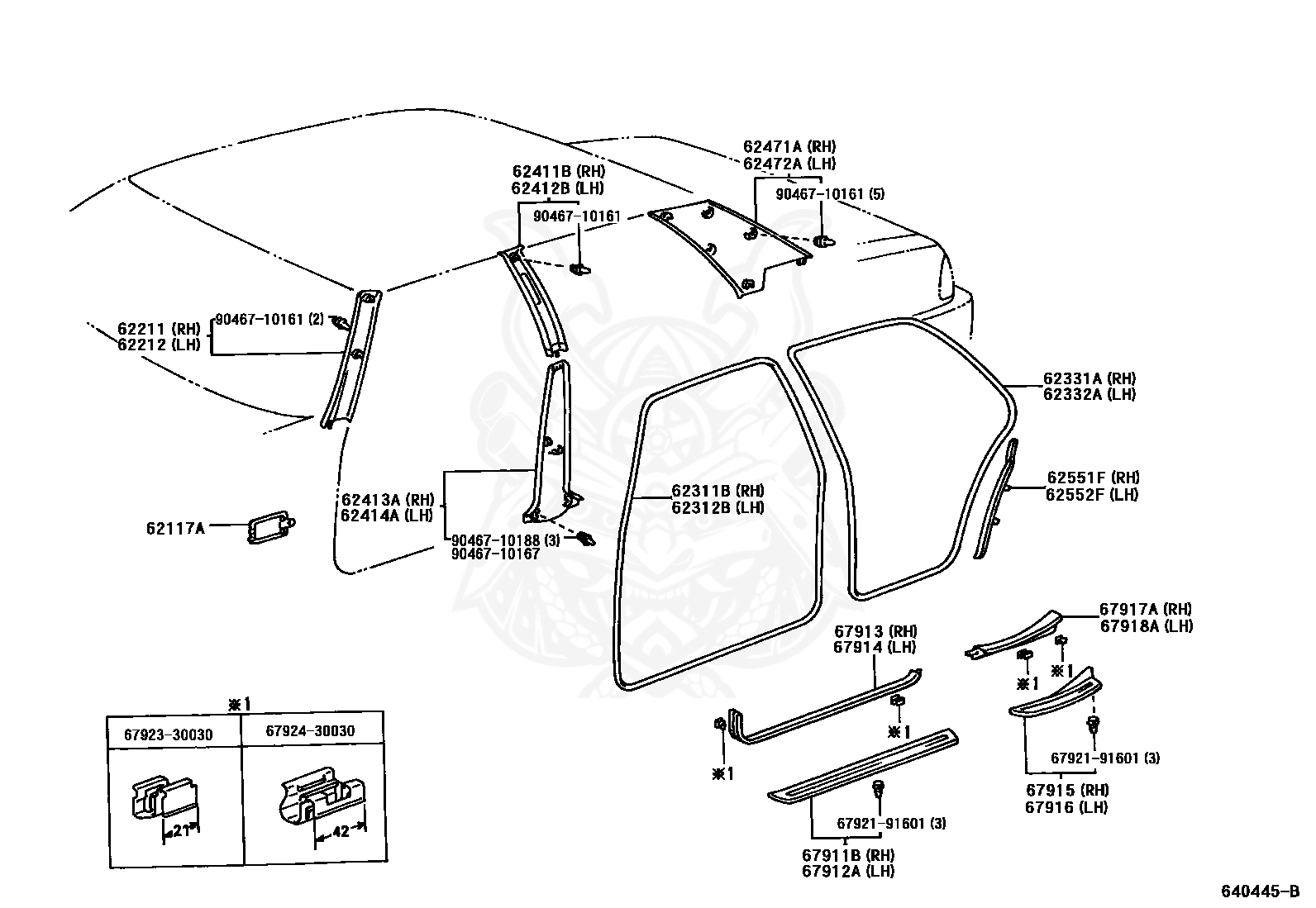 Toyota 90467 10161