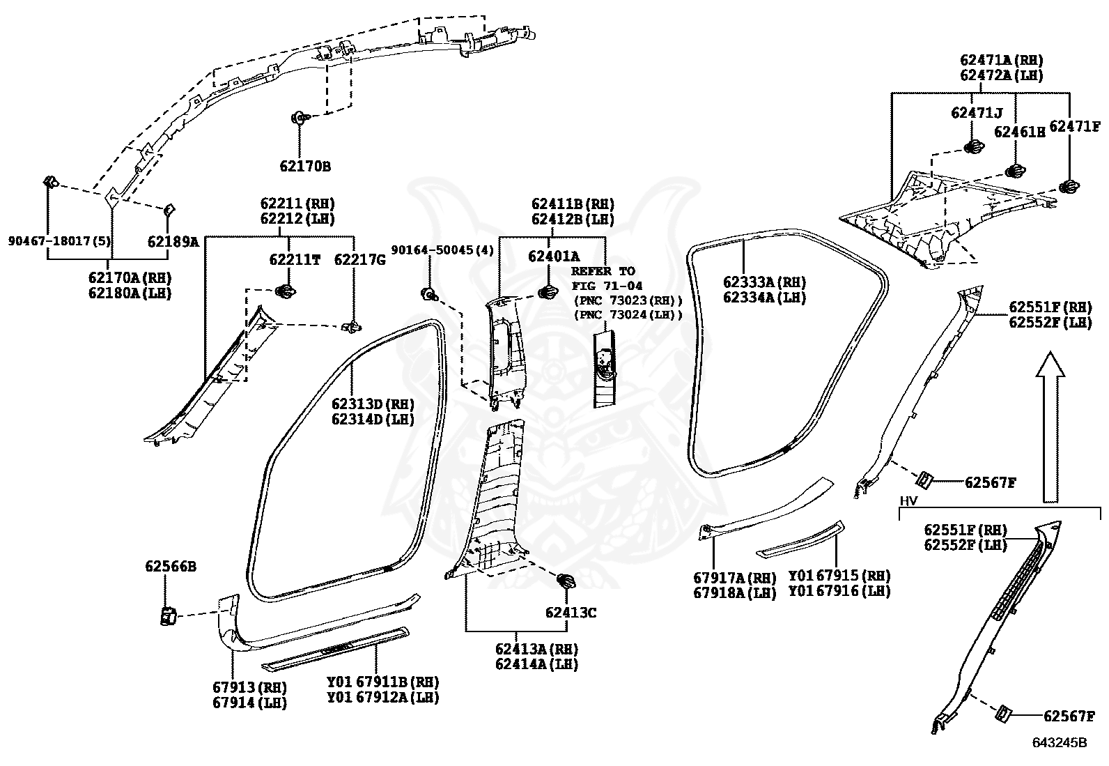 Toyota 90467 10161