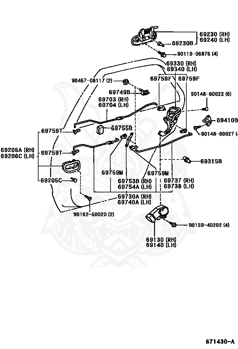 69759-24050 - Toyota - Insulator - Nengun Performance