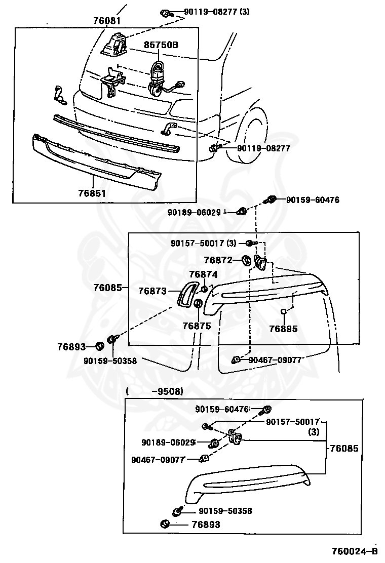 Toyota 90159 60496