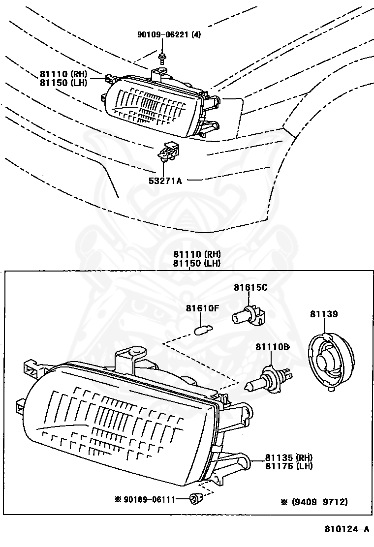 81110b лампа toyota