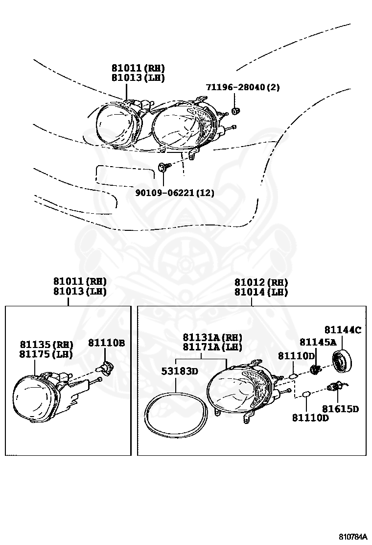 90981-13046 - Toyota - Bulb (for Headlamp, No. 1) - Nengun Performance