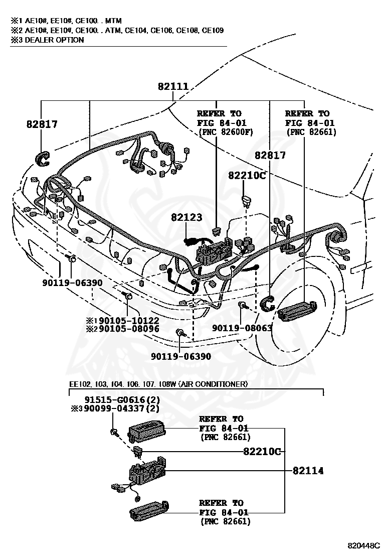 82111-1E210 - Toyota - Wire, Engine Room Main - Nengun Performance