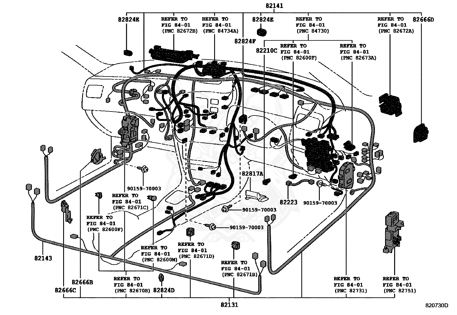 82824-20050 - Toyota - Connector, Wiring Harness - Nengun Performance