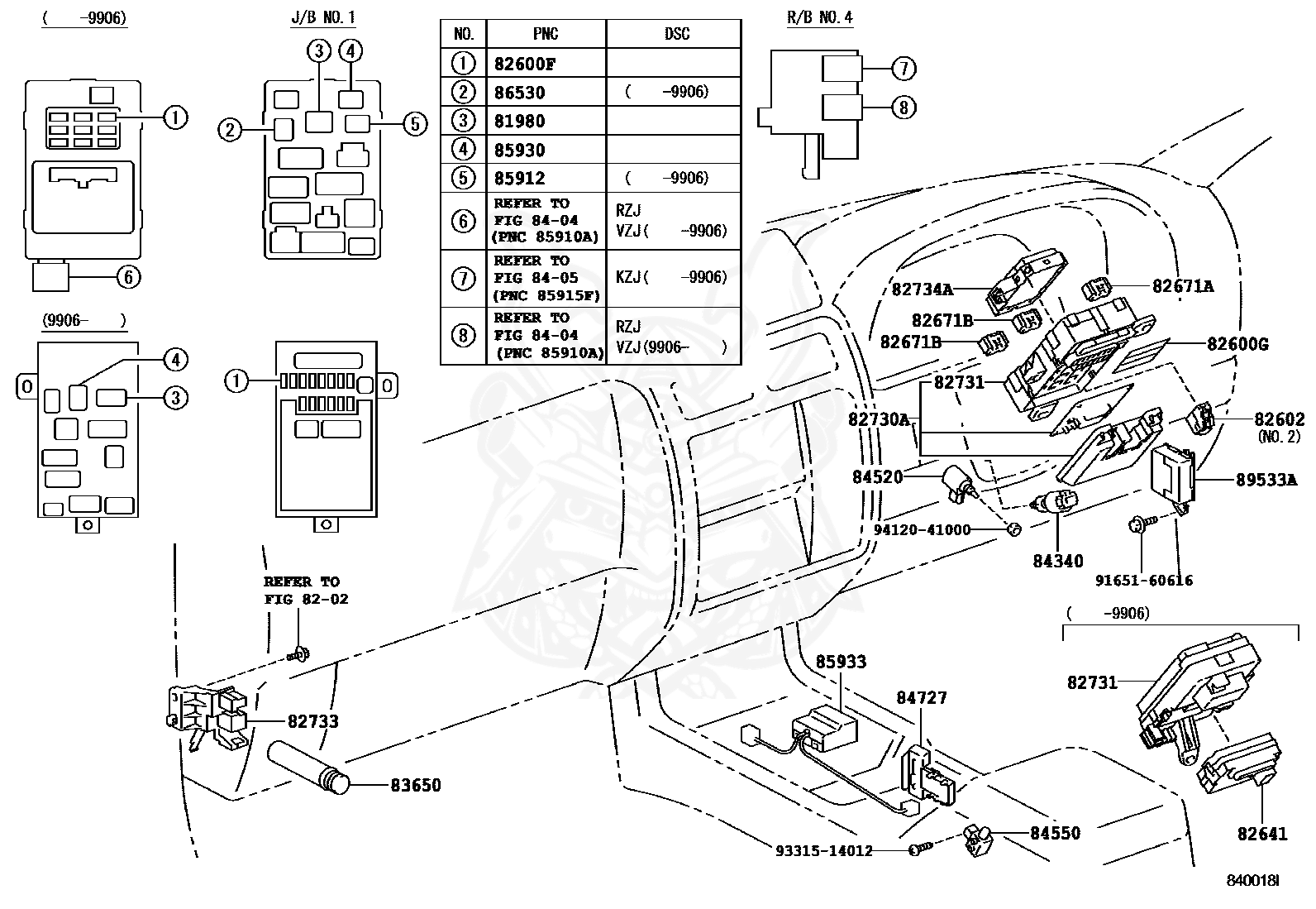 90987-02012 - Toyota - Relay, Main (for Diesel Turbo) - Nengun Performance