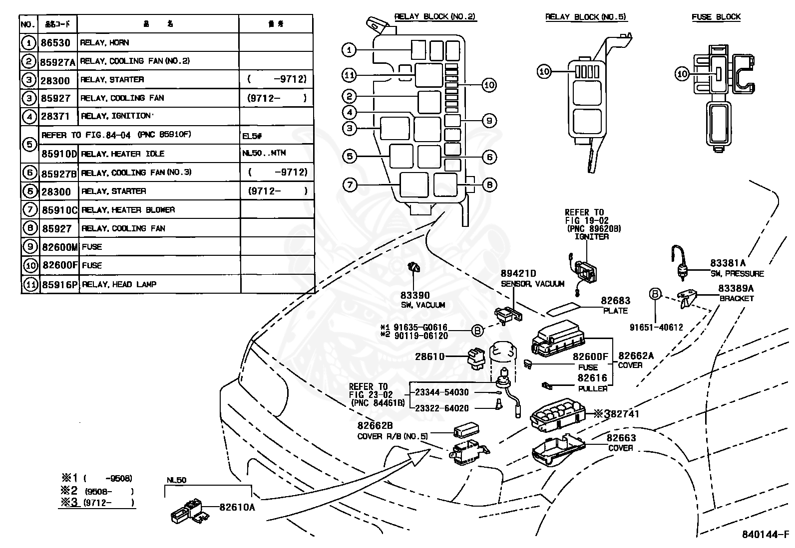 90987-02009 - Toyota - Relay, Computer (for EFI) - Nengun Performance