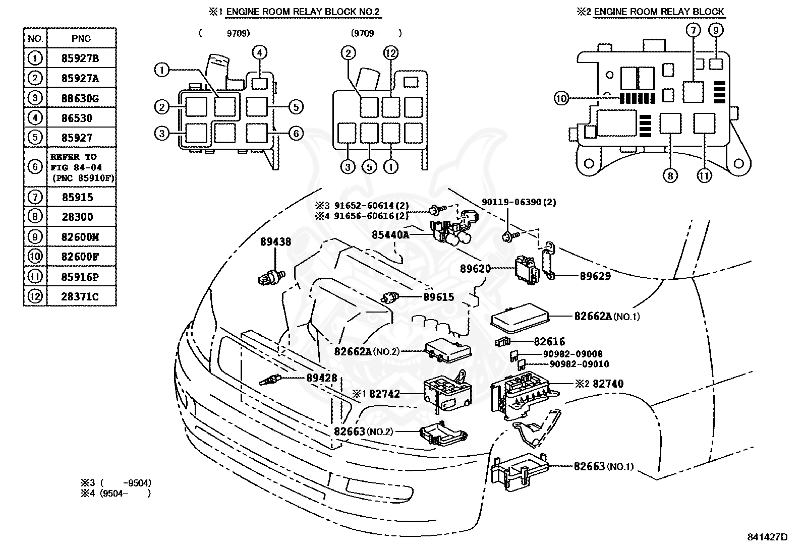 90987-02012 - Toyota - Relay, Main (for Diesel Turbo) - Nengun Performance