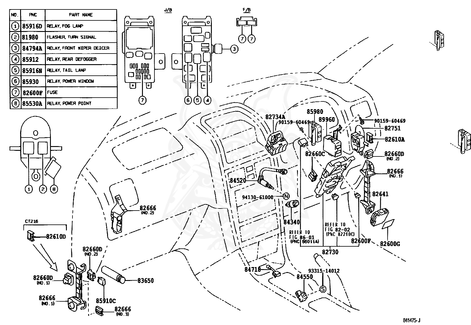 90987-02012 - Toyota - Relay, Main (for Diesel Turbo) - Nengun Performance