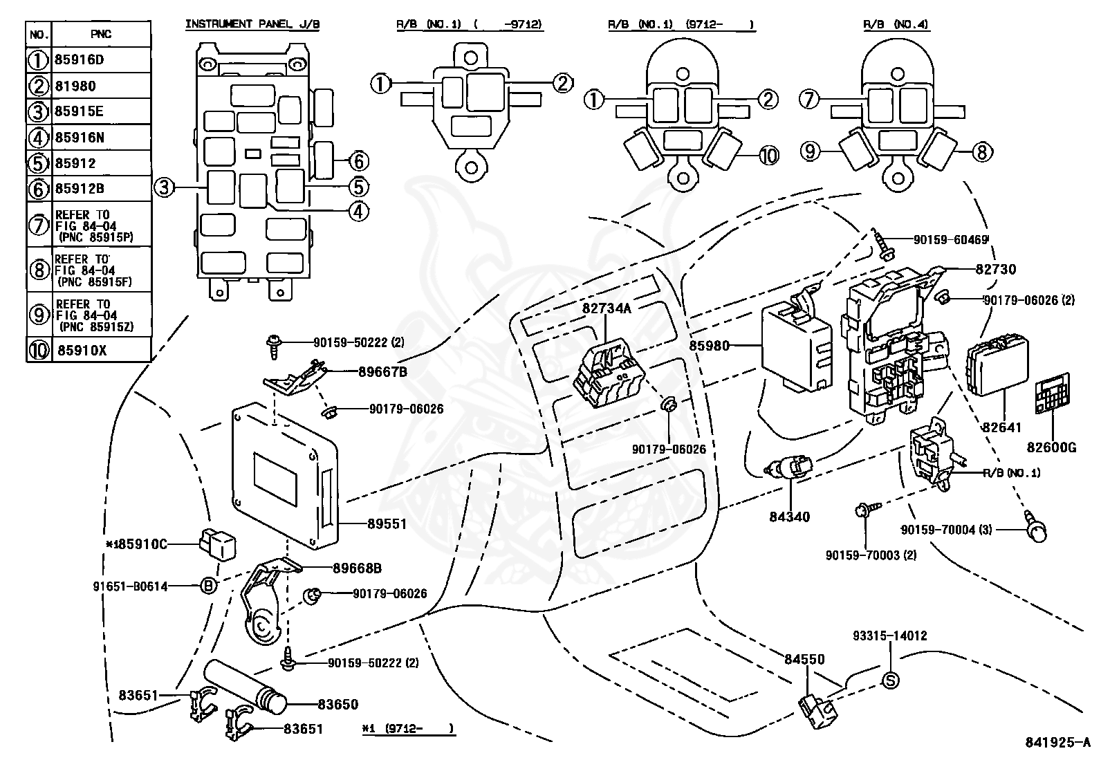 90987-02012 - Toyota - Relay, Main (for Diesel Turbo) - Nengun Performance